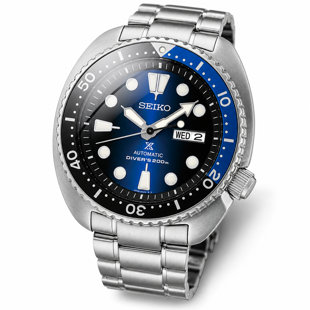 Seiko Prospex Sea 'Turtle' SRPC25J1 Automatic Diver's BATMAN WR200 JAPAN MADE - Cal. 4R36