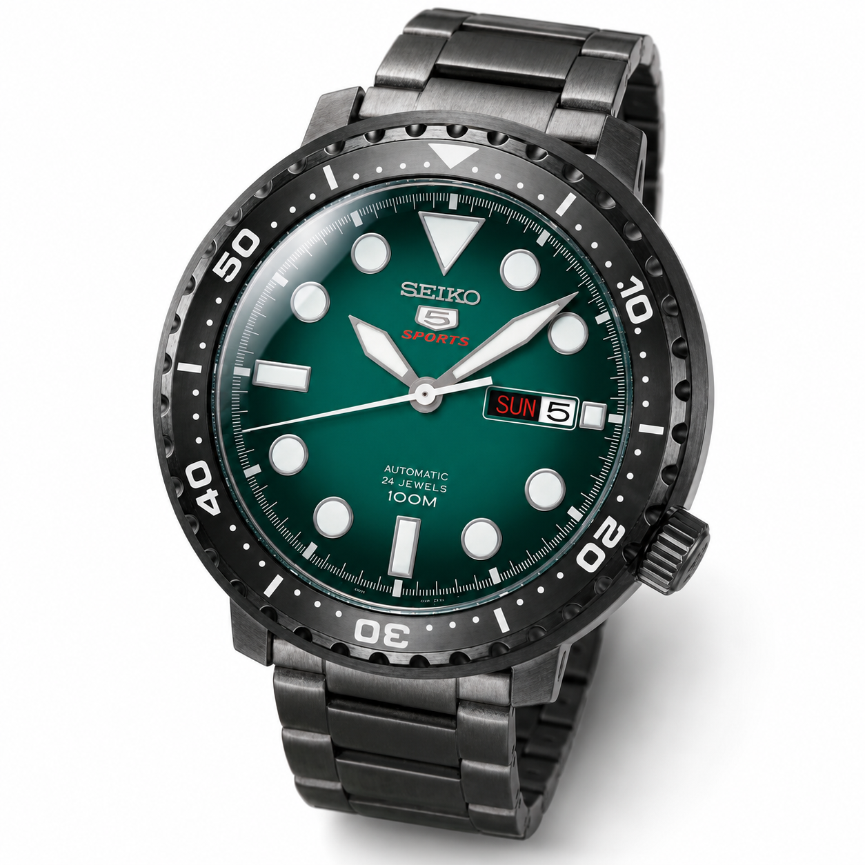 Seiko 5 Sports SRPC65J1 Watch Automatic JAPAN MADE WR100 4R36 New