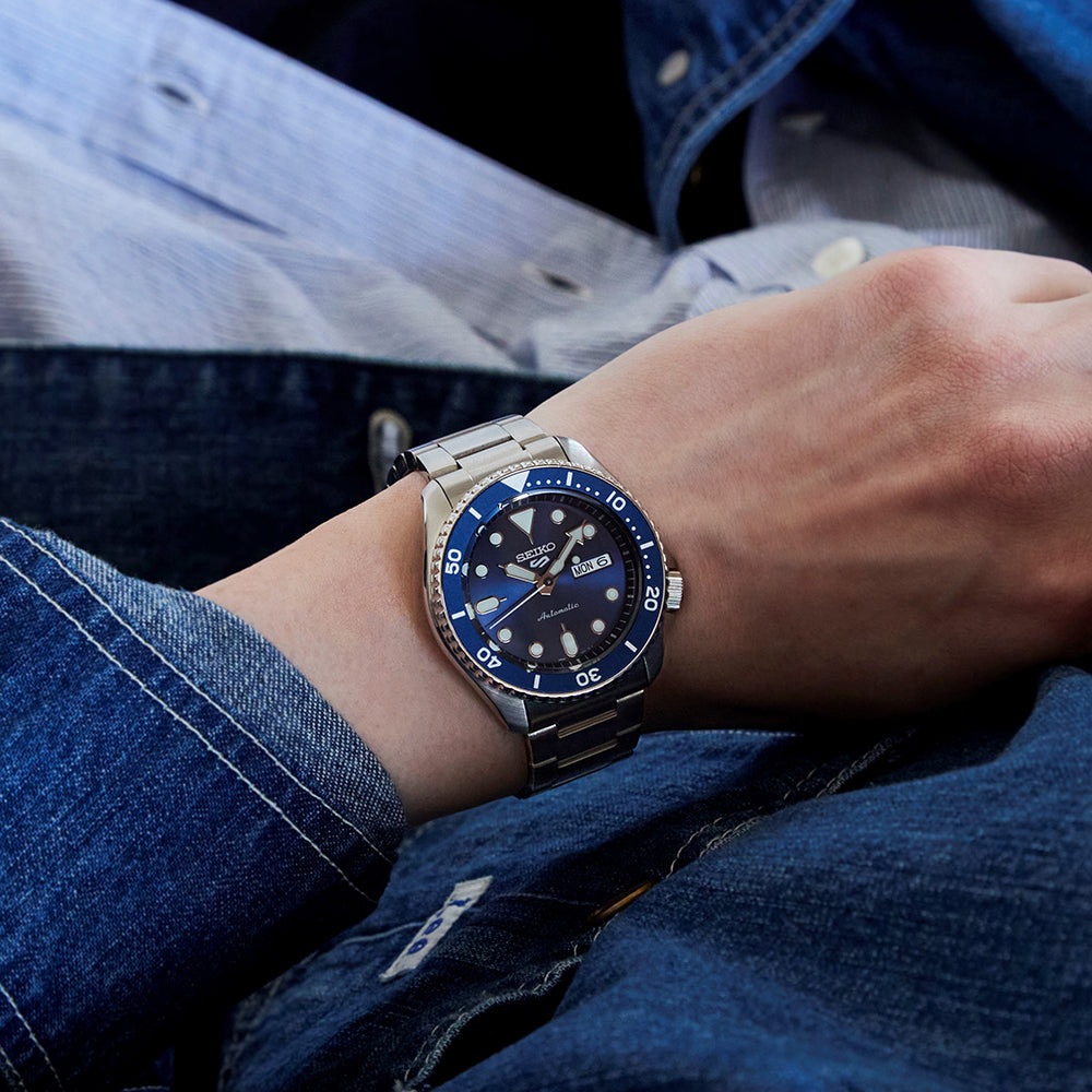 Seiko 5 Sports Automatic SRPD51K1 Orologio SKX Series WR100 DEEP BLUE cal 4R36