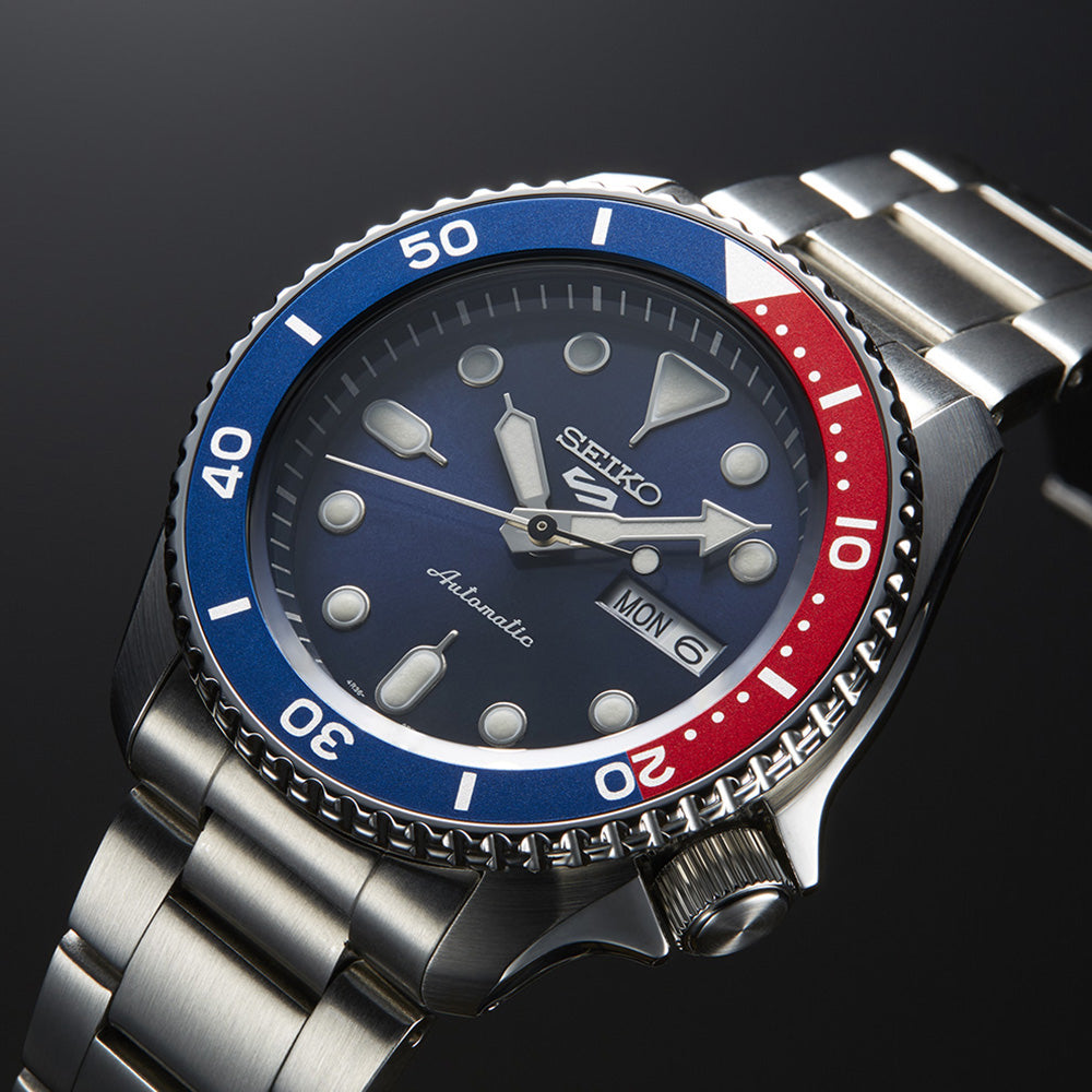 Seiko 5 Sports Automatic SRPD53K1 Watch SKX Series Wr100 4R36 Pepsi New