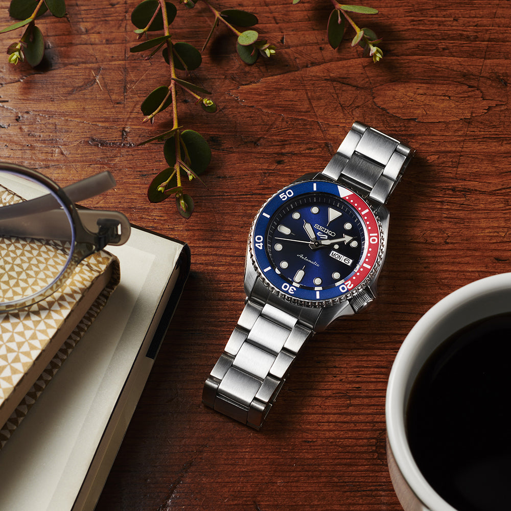 Seiko 5 Sports Automatic SRPD53K1 Watch SKX Series Wr100 4R36 Pepsi New