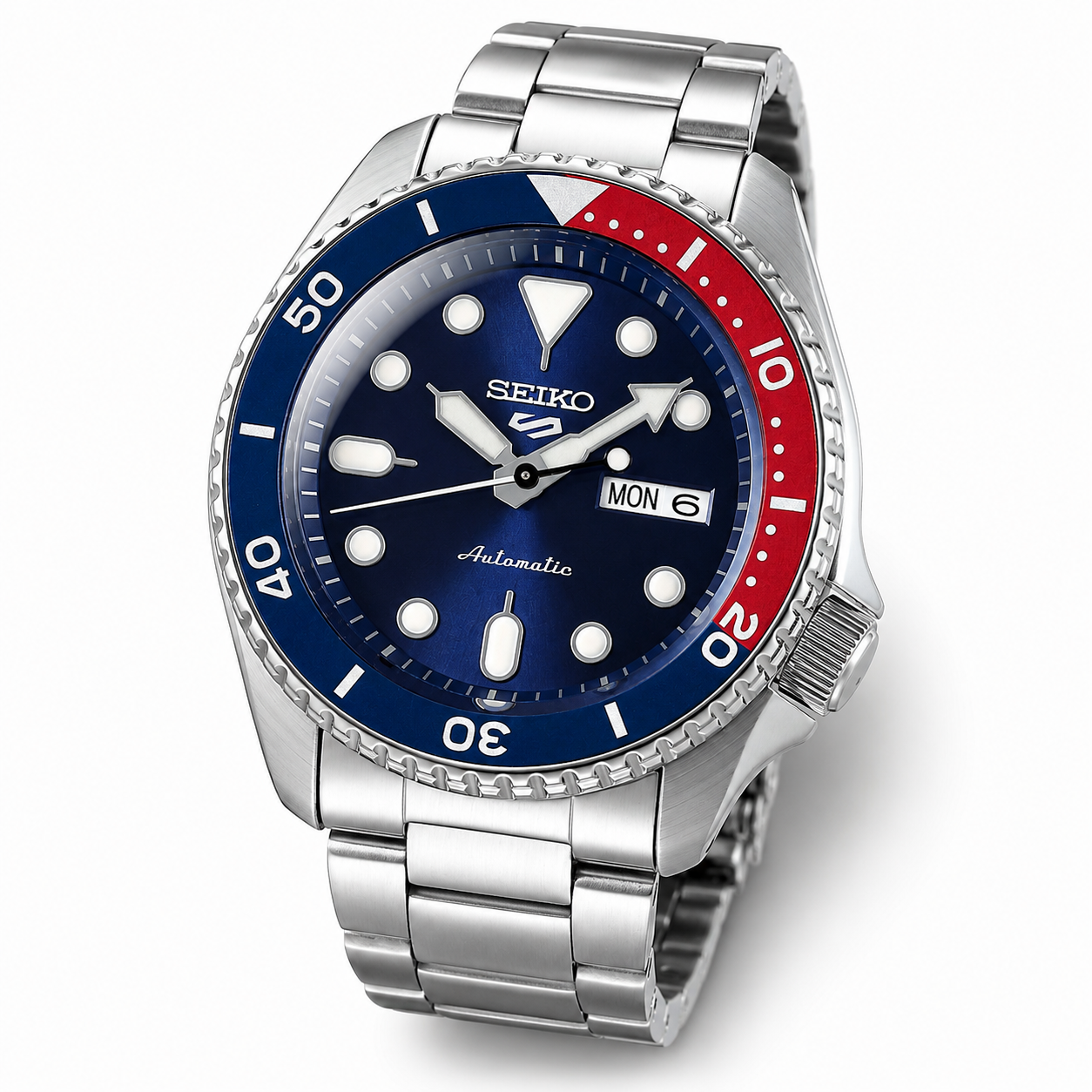 Seiko 5 Sports Automatic SRPD53K1 Watch SKX Series Wr100 4R36 Pepsi New