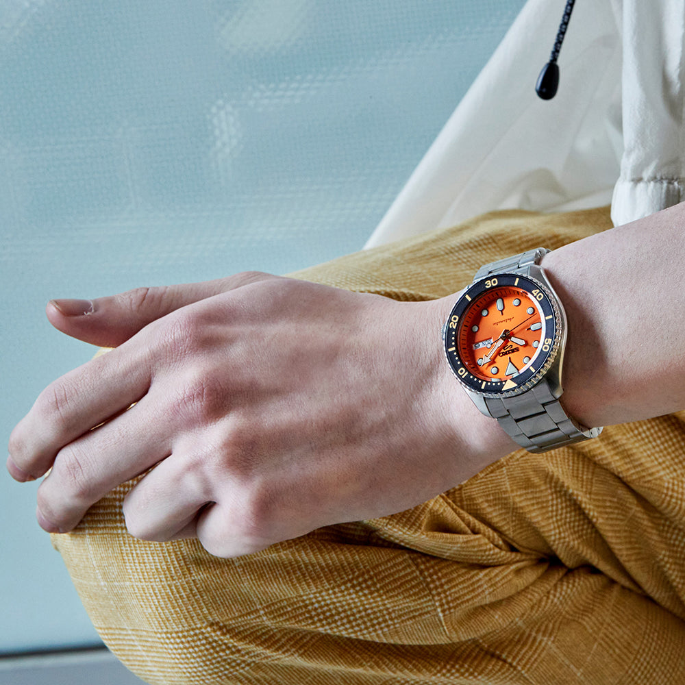 Seiko 5 Sports Automatic SRPD59K1 Orologio SKX Series WR100 ORANGE cal 4R36