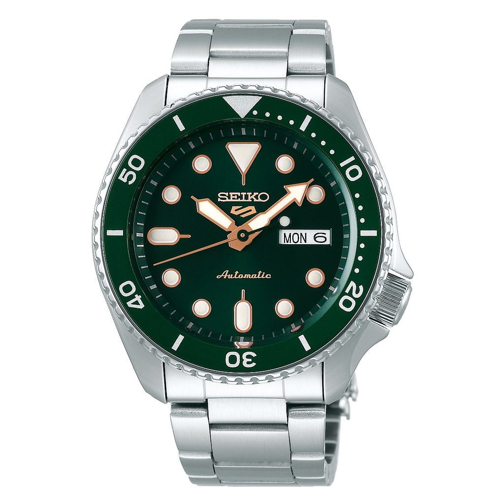 Seiko 5 Sports Automatic Watch SRPD63K1 Man SKX Series Green Dial cal 4R36