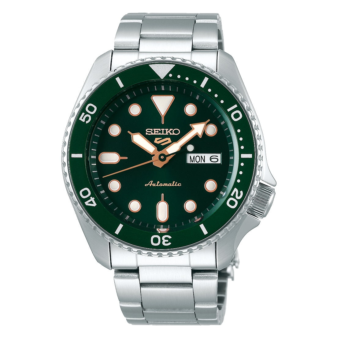 Seiko 5 Sports Automatic Watch SRPD63K1 Man SKX Series Green Dial cal 4R36