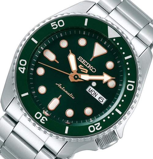 Seiko 5 Sports Automatic Watch SRPD63K1 Man SKX Series Green Dial cal 4R36
