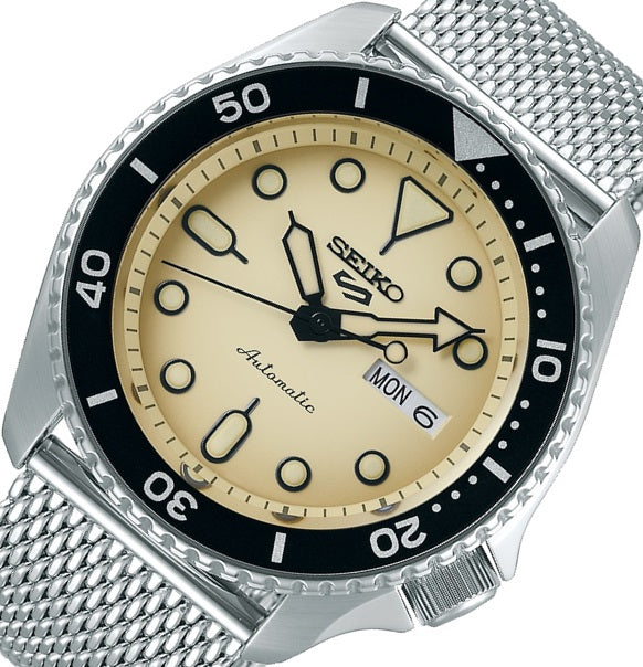 Seiko 5 Sports Automatic Watch SRPD67K1 Man SKX Series Champagne Dial cal 4R36