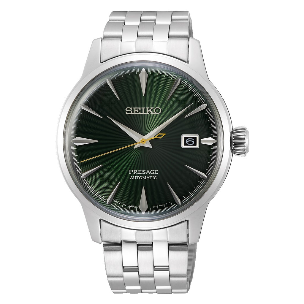 Seiko Presage Automatic JAPAN MADE SRPE15J1 Cocktail Time Mockingbird New