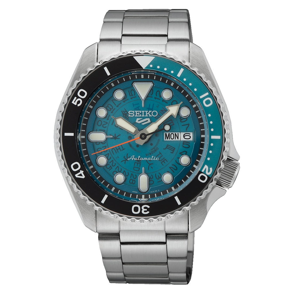 Seiko 5 Sports SRPJ45K1 Watch Automatic SKX Series WR100 TIME SONAR 4R36 New