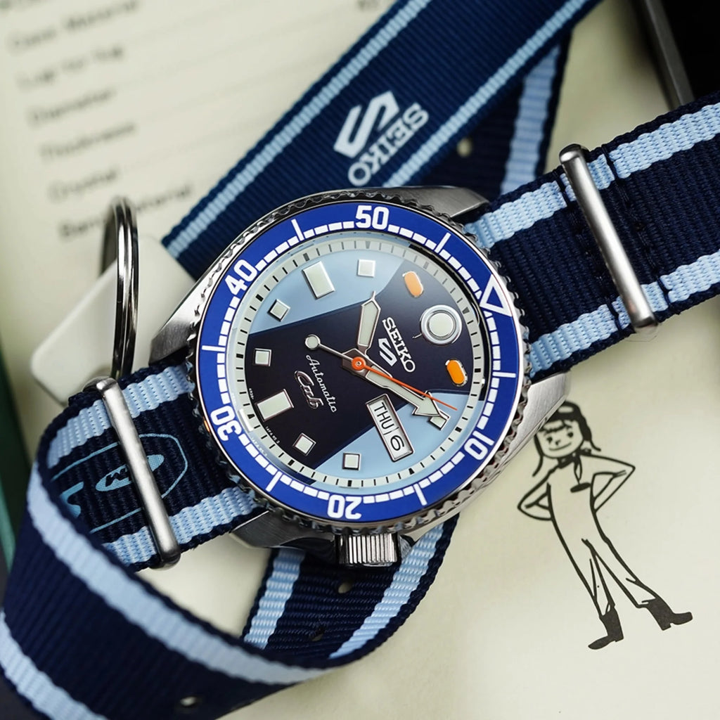 Seiko 5 Sports Automatic Watch SRPK37K1 LIMITED EDITION Super Club SKX 4R36