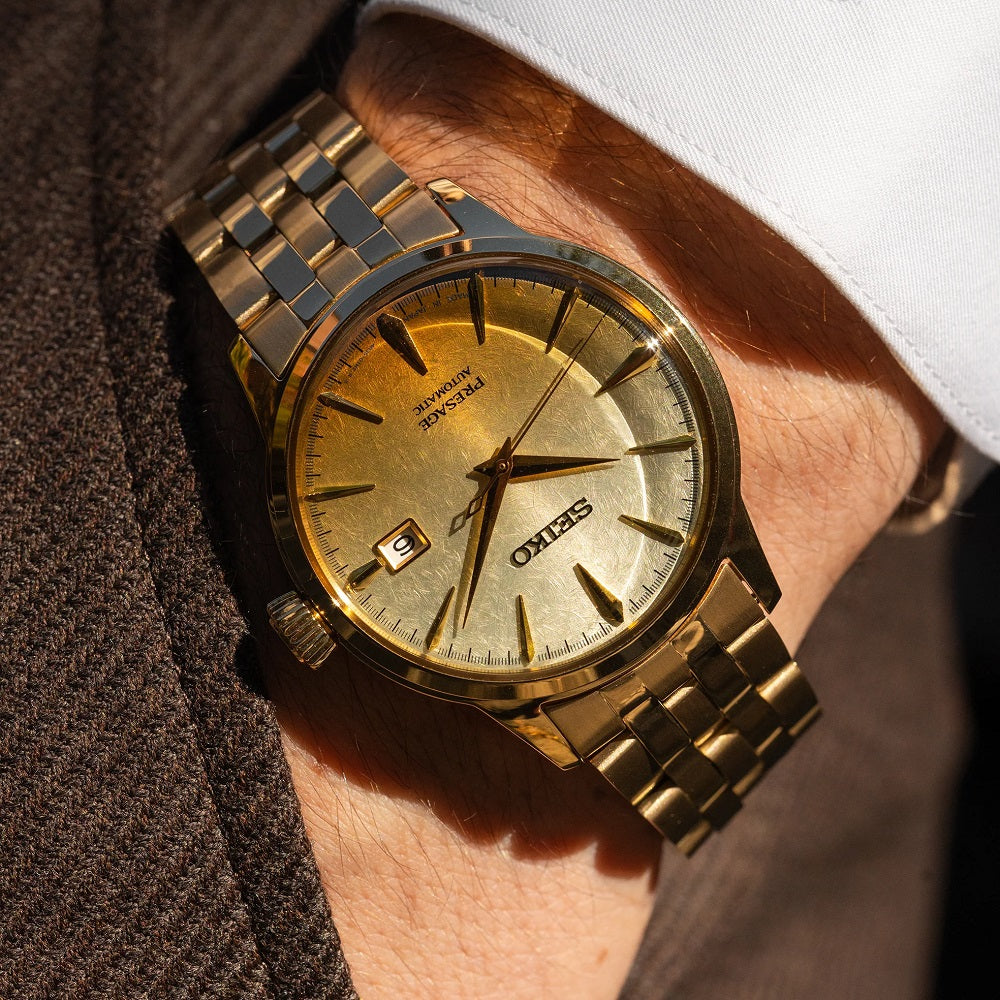 Seiko Presage Automatic Men JAPAN MADE SRPK48J1 Cocktail Time "Beer Julep" New
