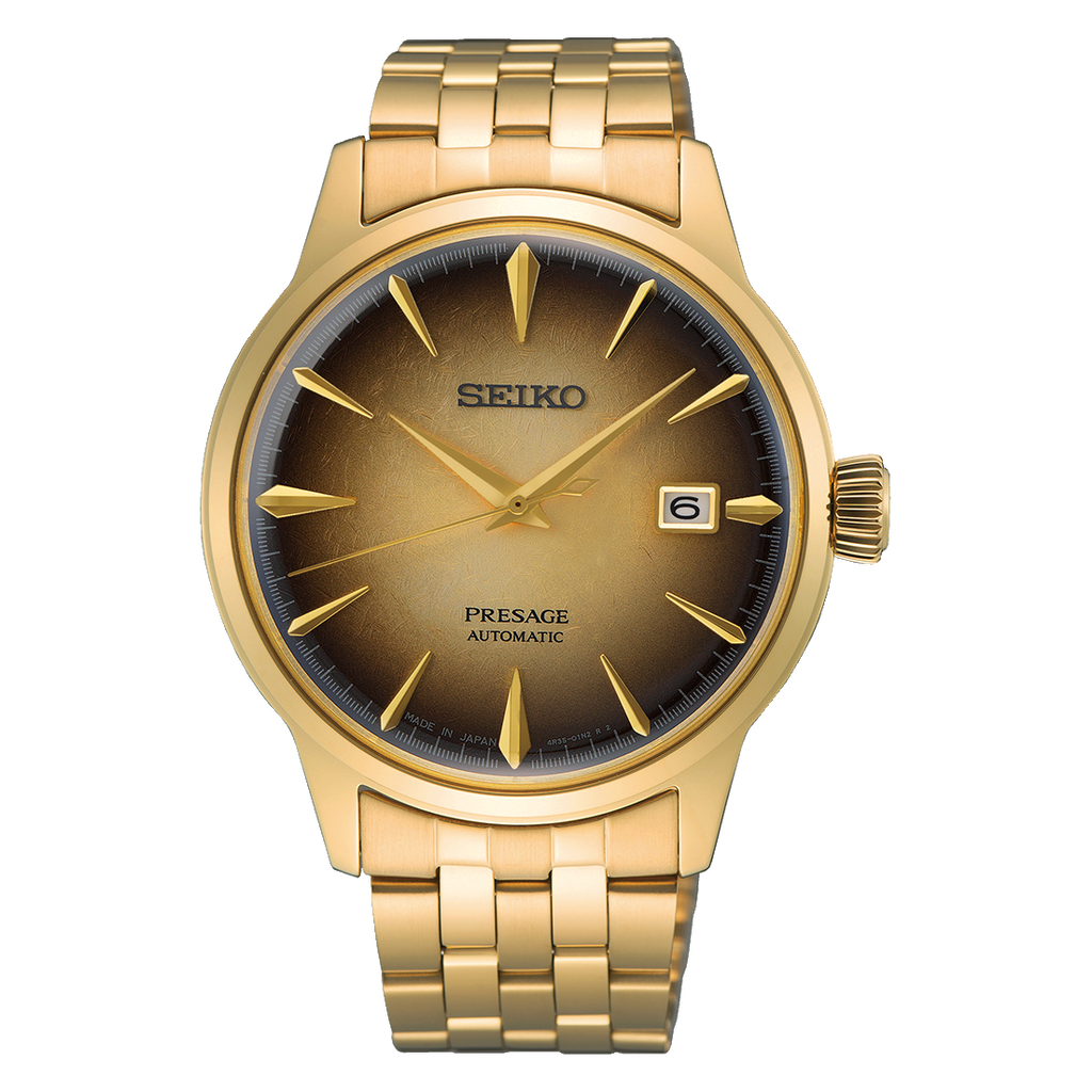 Seiko Presage Automatic JAPAN MADE SRPK48J1 Cocktail Time "Half and Half" Beer