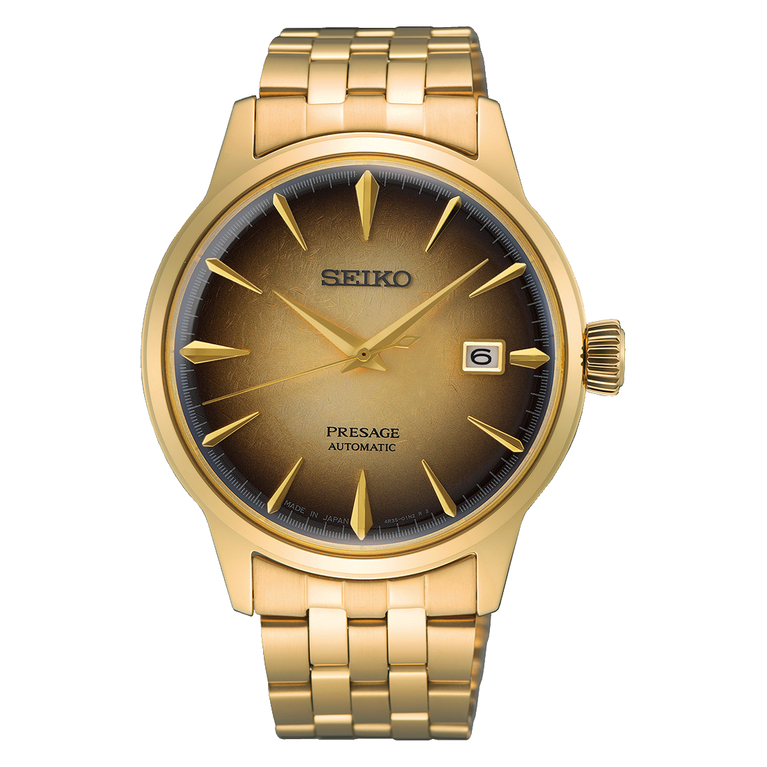 Seiko Presage Automatic JAPAN MADE SRPK48J1 Cocktail Time "Half and Half" Beer