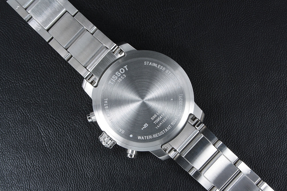 Tissot T-Sport Chrono Quickster Watch Man T095.417.11.057.00 WR100 SWISS MADE New