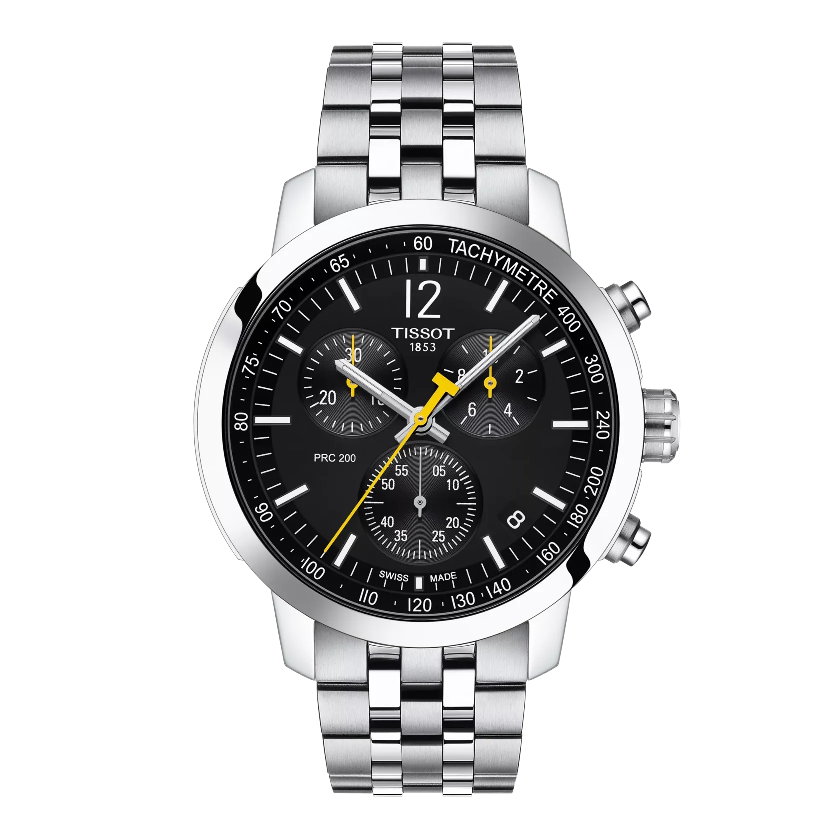Tissot PRC 200 43mm Quartz Chrono T114.417.11.057.00 SWISS MADE WR200 Black