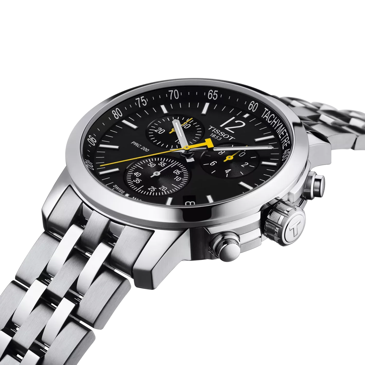Tissot PRC 200 43mm Quartz Chrono T114.417.11.057.00 SWISS MADE WR200 Black