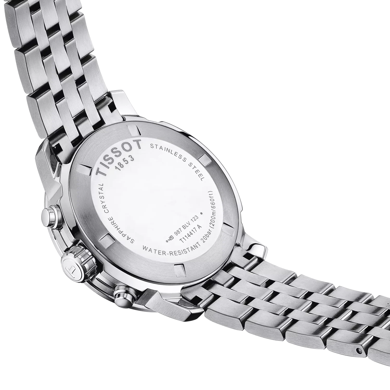 Tissot PRC 200 43mm Quartz Chrono T114.417.11.057.00 SWISS MADE WR200 Black