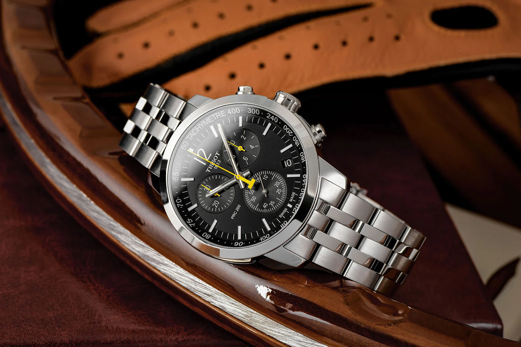 Tissot PRC 200 43mm Quartz Chrono T114.417.11.057.00 SWISS MADE WR200 Black