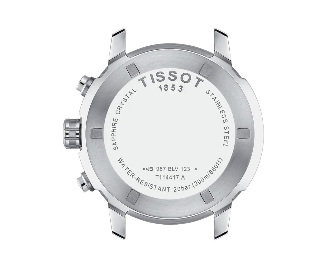 Tissot PRC 200 43mm Quartz Chrono T114.417.11.057.00 SWISS MADE WR200 Black