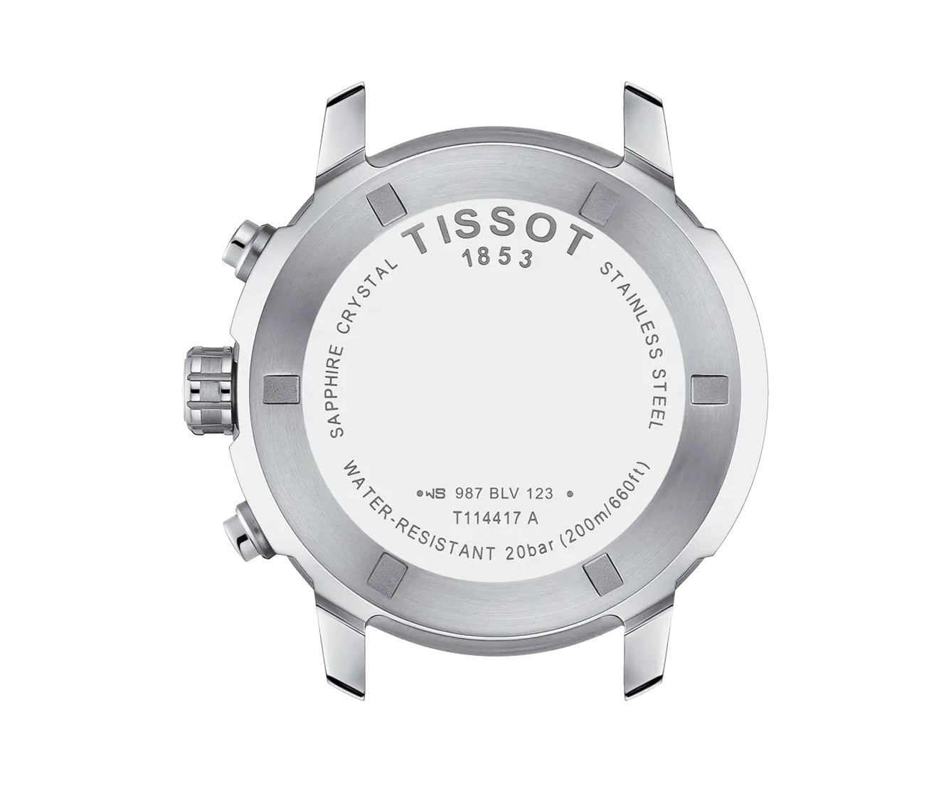 Tissot PRC 200 43mm Quartz Chrono T114.417.11.057.00 SWISS MADE WR200 Black