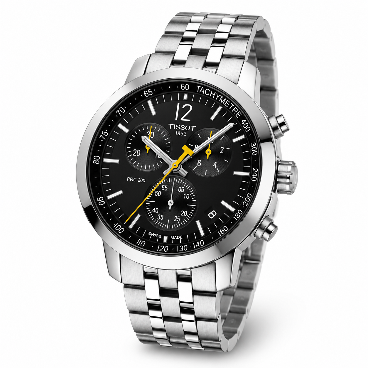 Tissot PRC 200 43mm Quartz Chrono T114.417.11.057.00 SWISS MADE WR200 Black