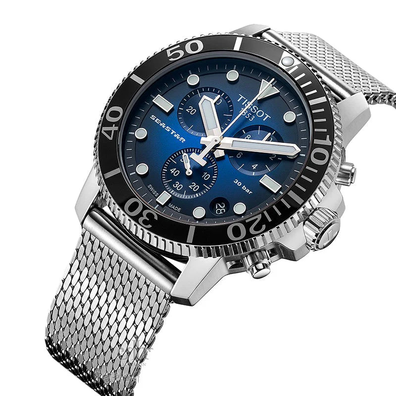 Tissot Seastar 1000 Chronograph Watch T120.417.11.041.02 45mm WR300 Diver's