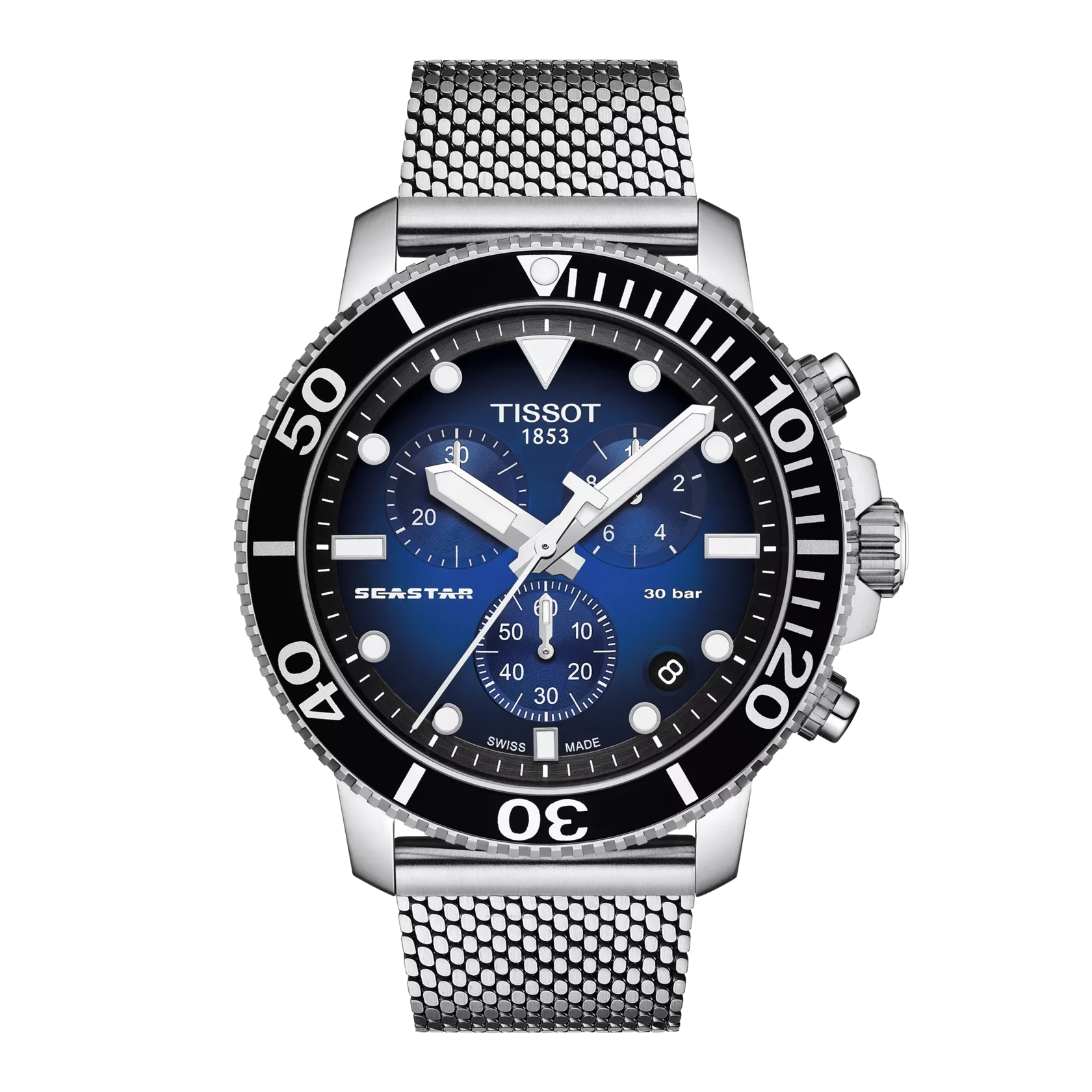 Tissot Seastar 1000 Chronograph Watch T120.417.11.041.02 45mm WR300 Diver's