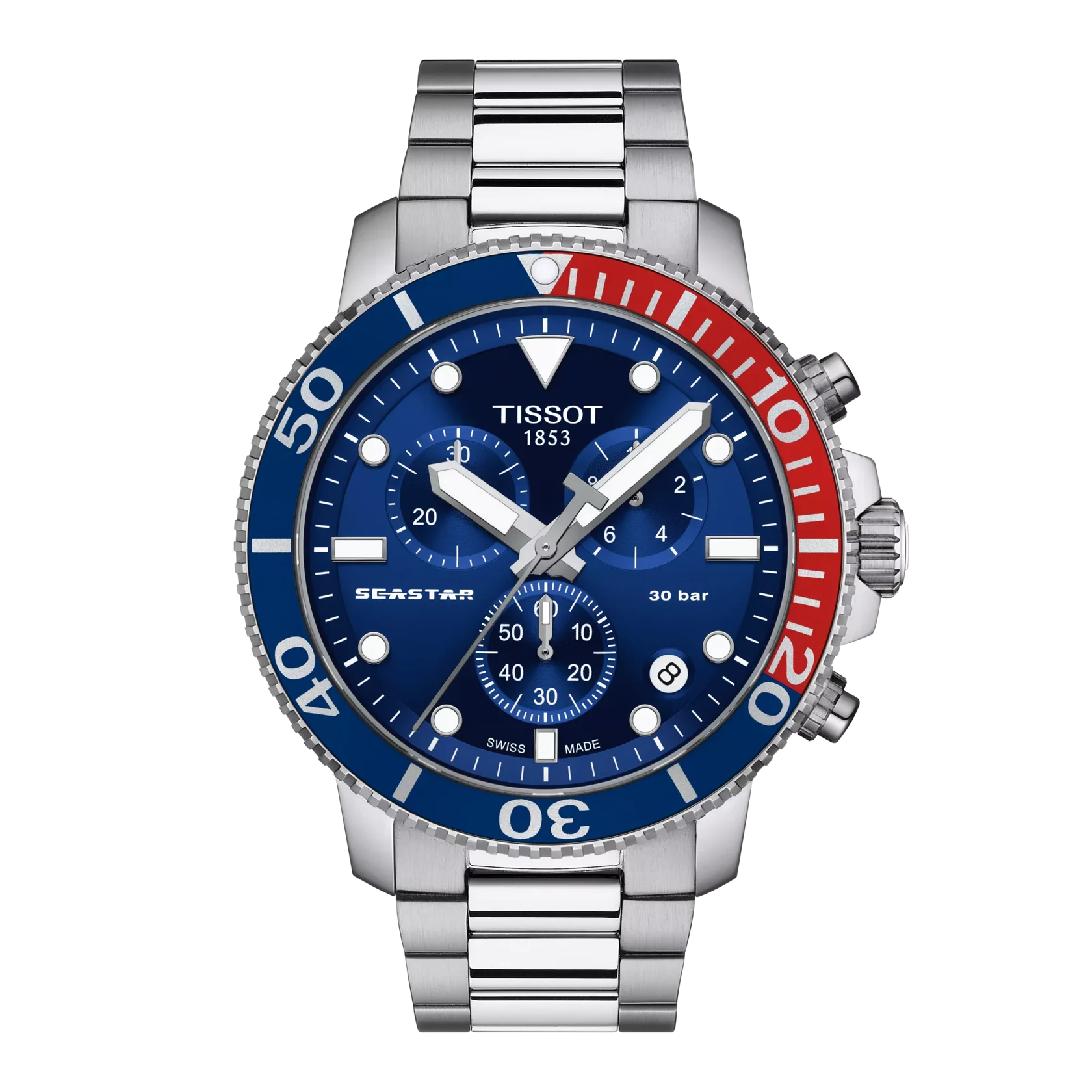 Tissot Chrono Seastar 1000 T120.417.11.041.03 Diver's WR300 Pepsi 45,5mm SWISS MADE