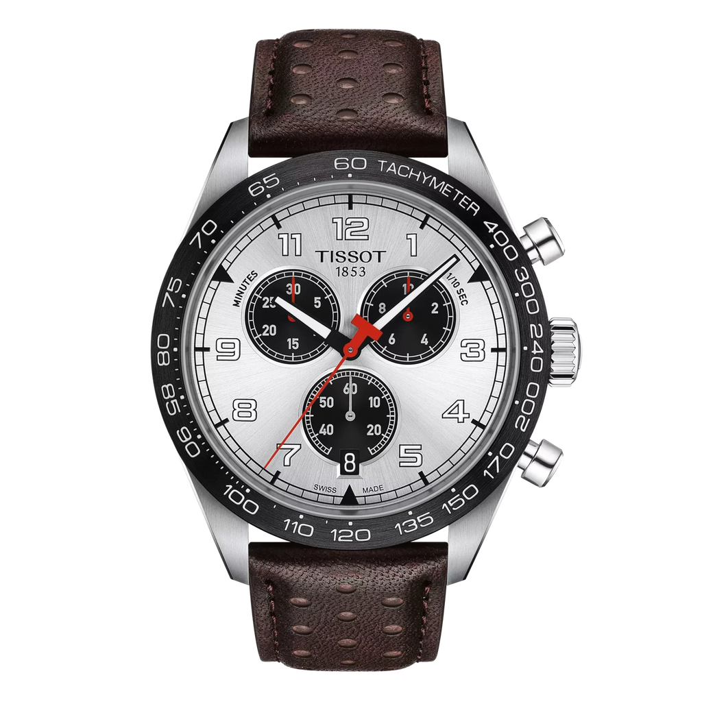 Tissot PRS 516 Chrono 1/10" Watch T131.617.16.032.00 WR100 SWISS MADE