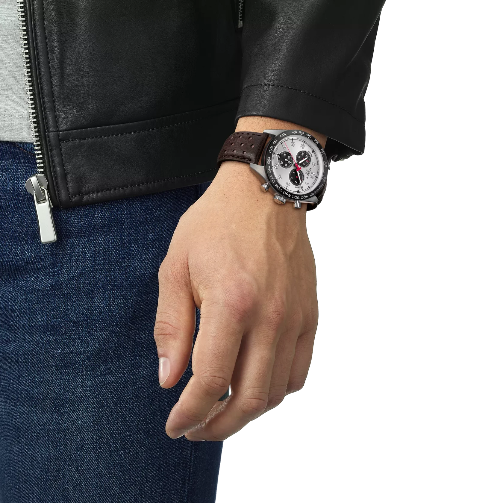 Tissot PRS 516 Chrono 1/10" Watch T131.617.16.032.00 WR100 SWISS MADE