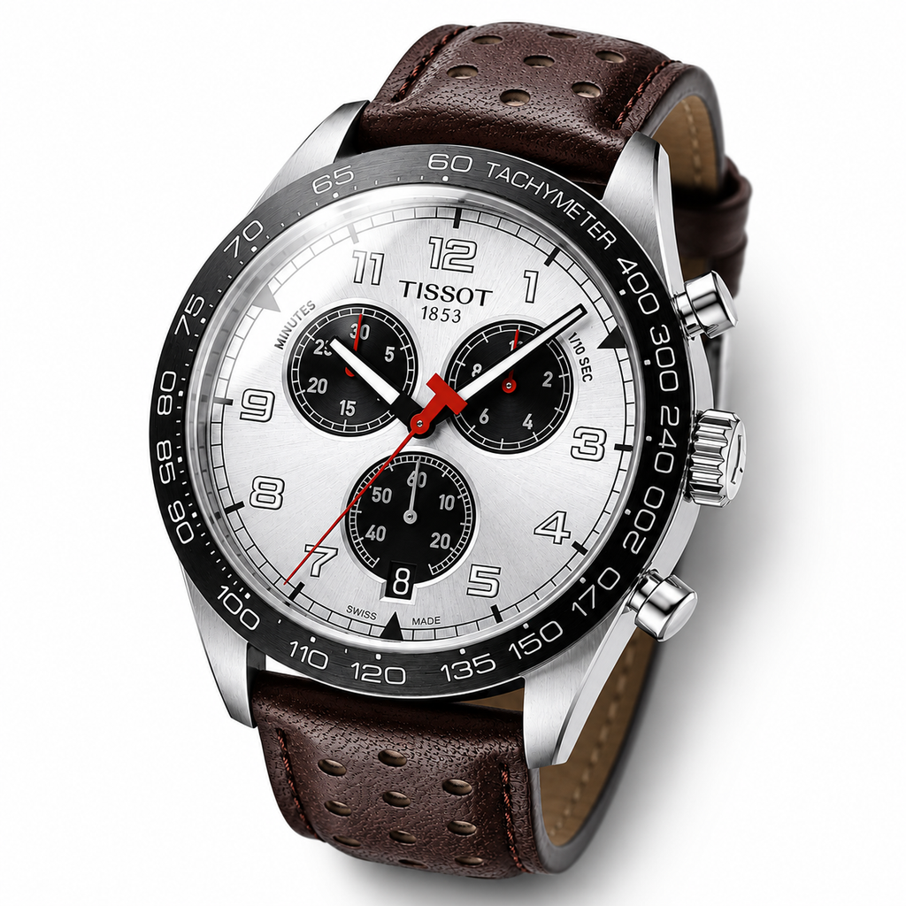Tissot PRS 516 Chrono 1/10" Watch T131.617.16.032.00 WR100 SWISS MADE