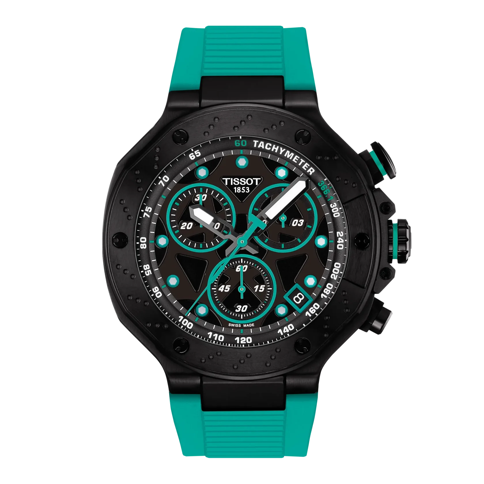 Tissot T-Race Quartz Chrono T141.417.37.051.01 SWISS MADE WR100 45mm PVD