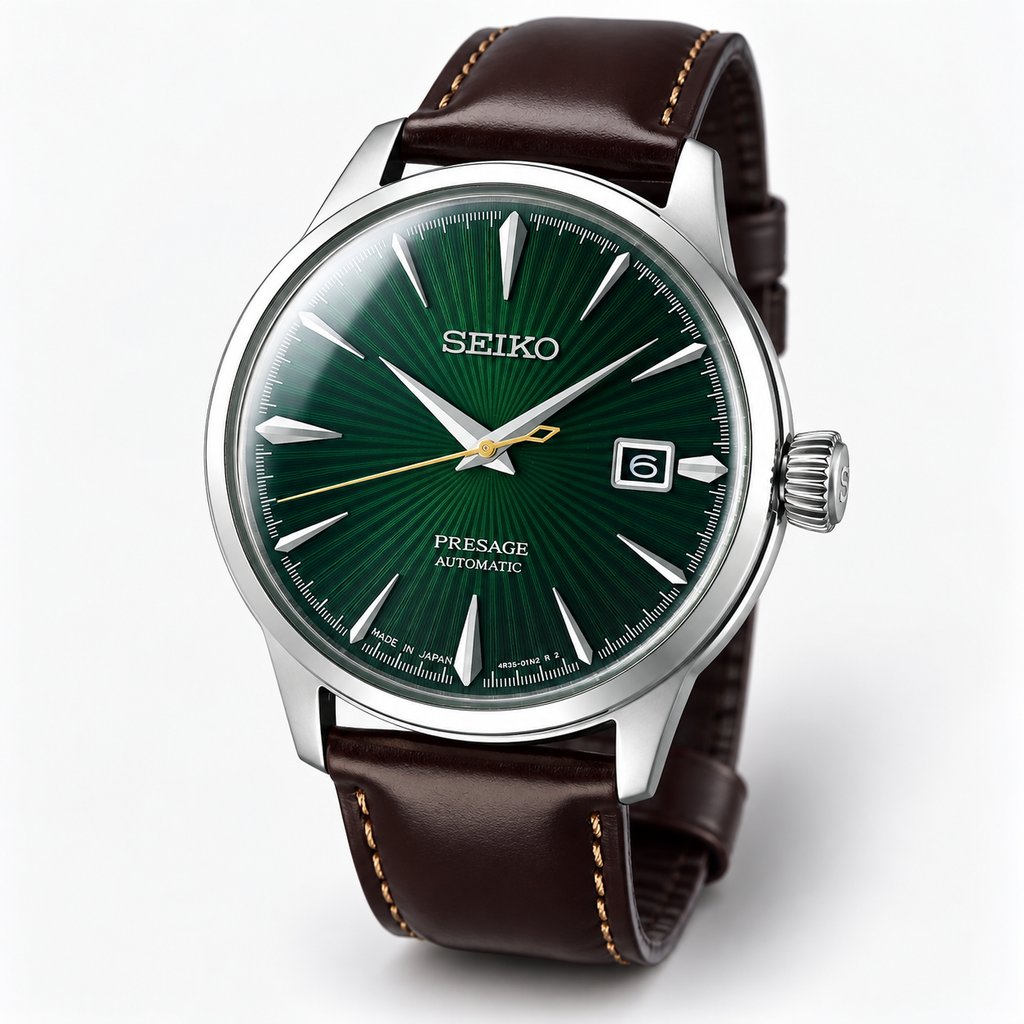Seiko Presage SRPD37J1 Automatic JAPAN MADE Cocktail Time Mockingbird New