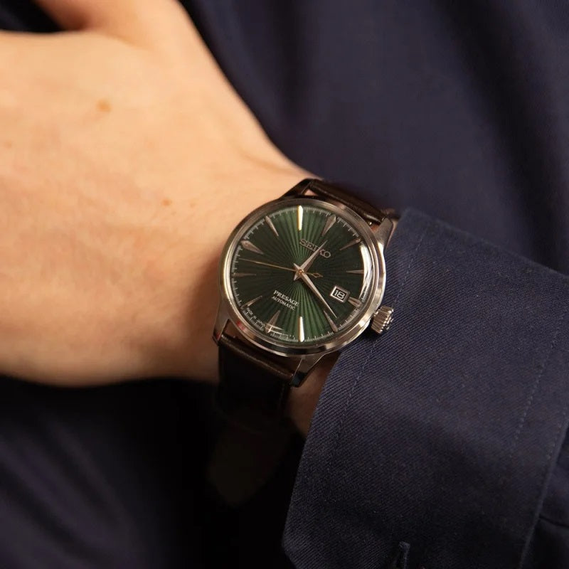 Seiko Presage SRPD37J1 Automatic JAPAN MADE Cocktail Time Mockingbird New