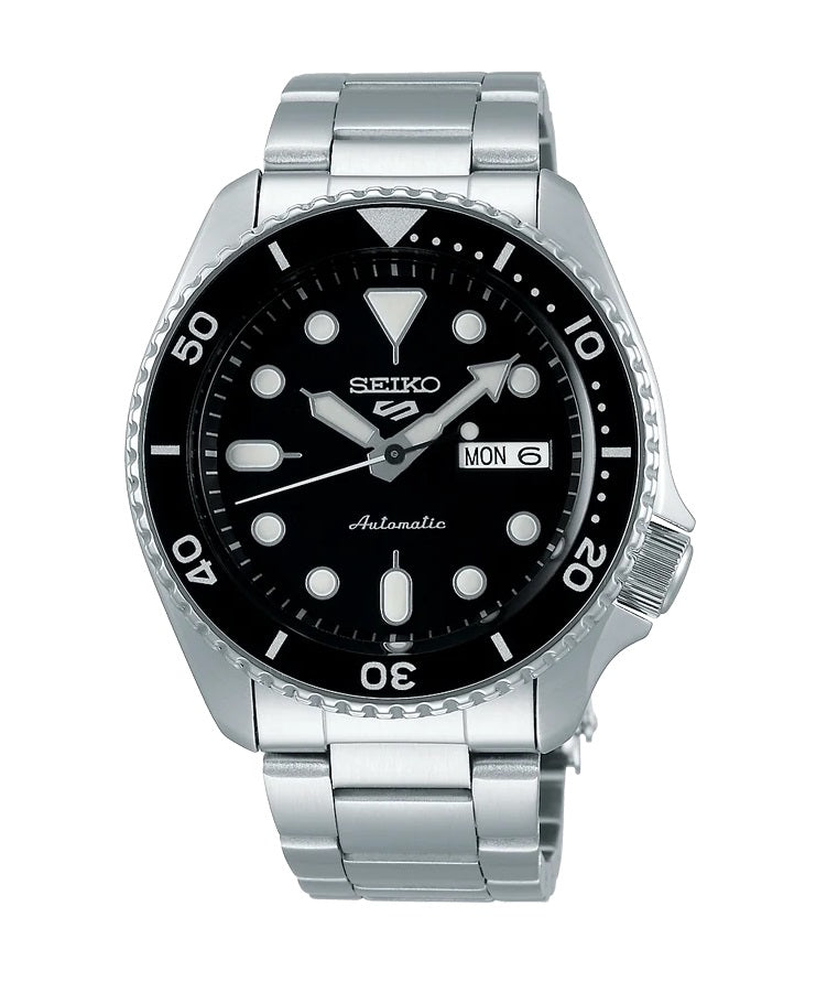 Seiko 5 Sports Automatic SRPD55K1 Watch SKX Series WR100 BLACK 4R36