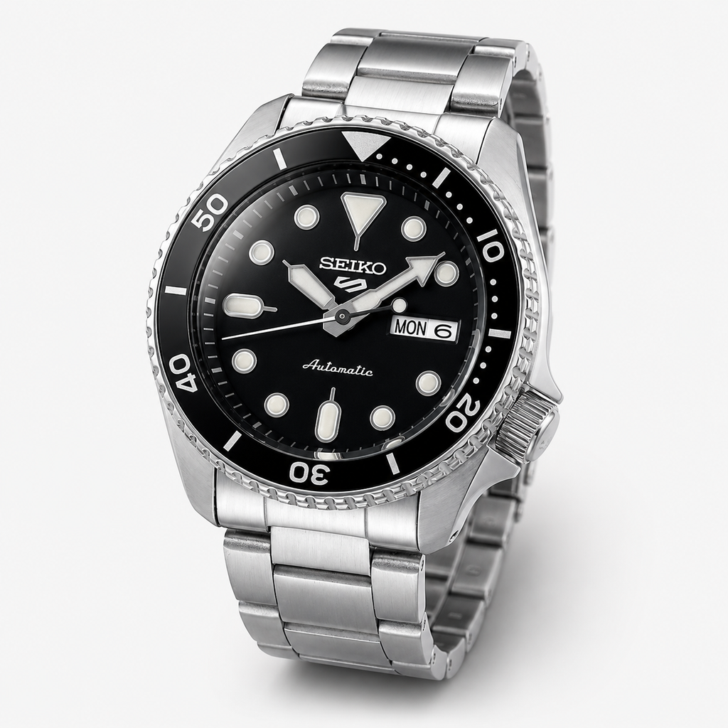 Seiko 5 Sports Automatic SRPD55K1 Watch SKX Series WR100 BLACK 4R36