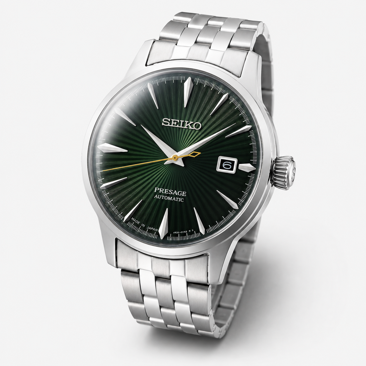 Seiko Presage Automatic JAPAN MADE SRPE15J1 Cocktail Time Mockingbird New