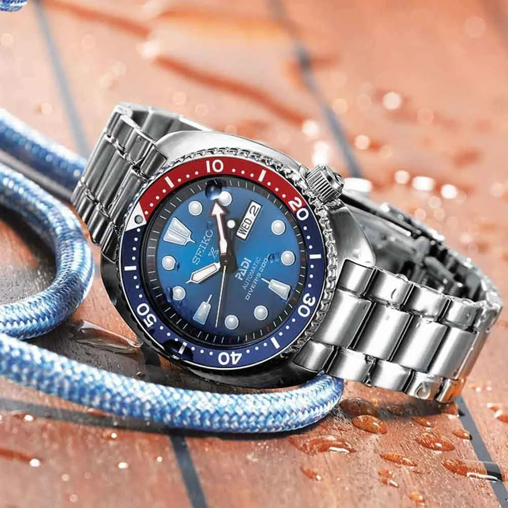 Seiko Prospex PADI Sea 'Turtle' SRPE99 Automatic Diver's PEPSI WR200 JAPAN MADE - Cal. 4R36