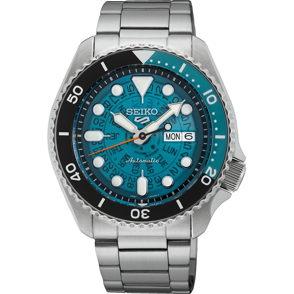 Seiko 5 Sports SRPJ45K1 Watch Automatic SKX Series WR100 TIME SONAR 4R36 New
