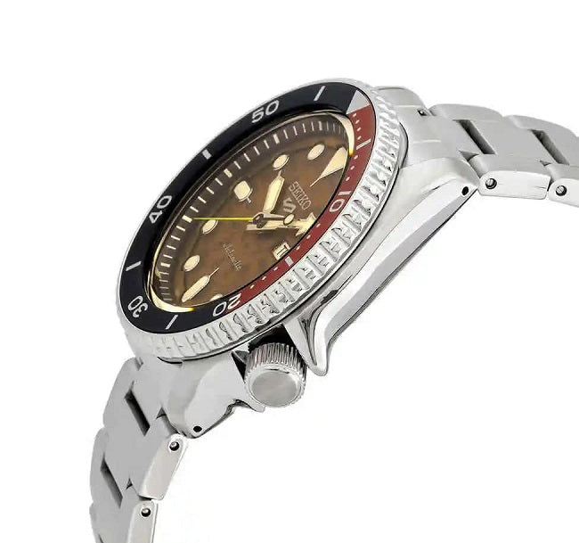 Seiko 5 Sports SRPJ47K1 Watch Automatic SKX Series WR100 TIME SONAR 4R36 New