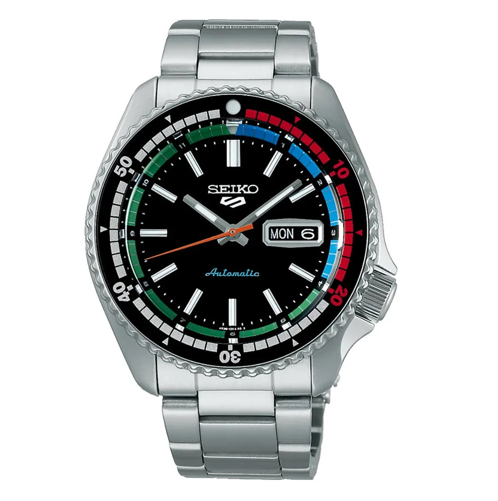 Seiko 5 Sports Automatic Watch SRPK13K1 New Regatta Timer WR100 New