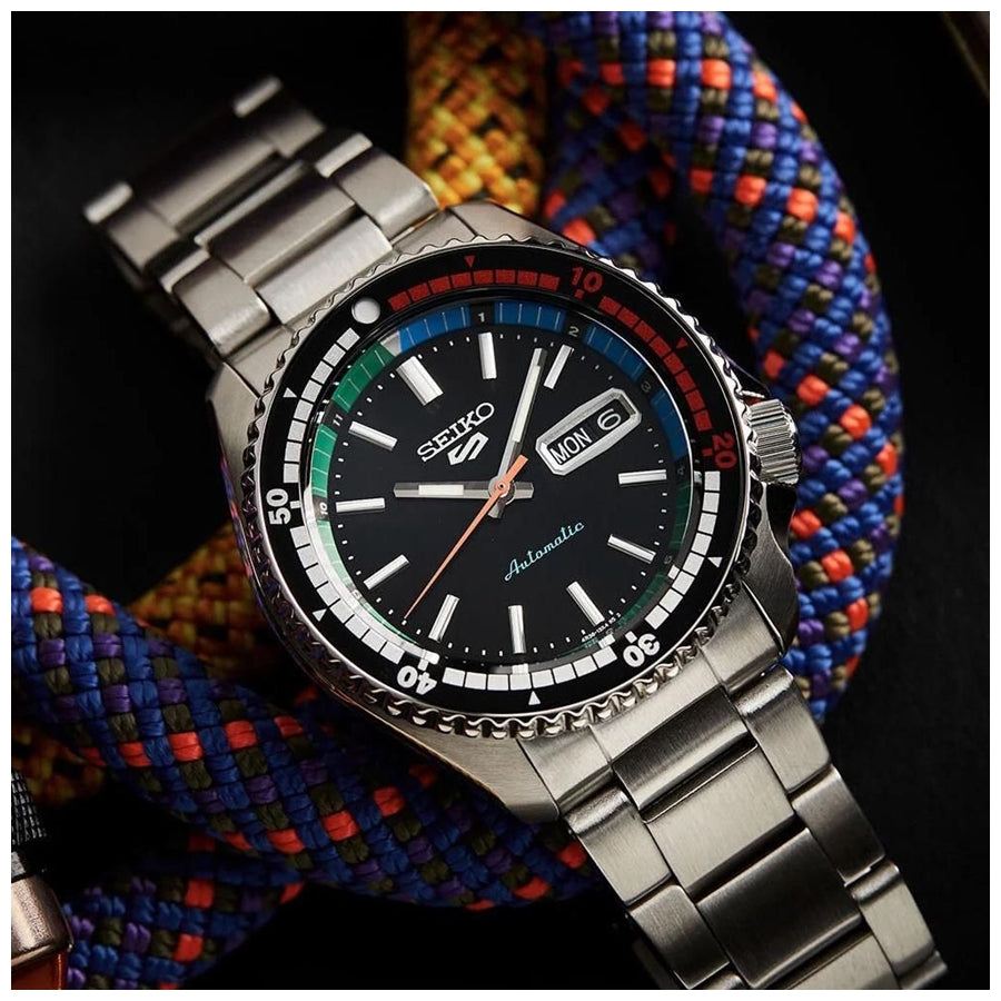 Seiko 5 Sports Automatic Watch SRPK13K1 New Regatta Timer WR100 New