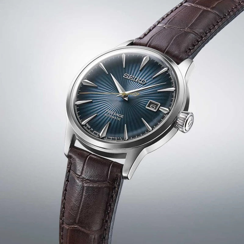Seiko Presage SRPK15J1 JAPAN MADE Cocktail Time Midnight Blue Moon New