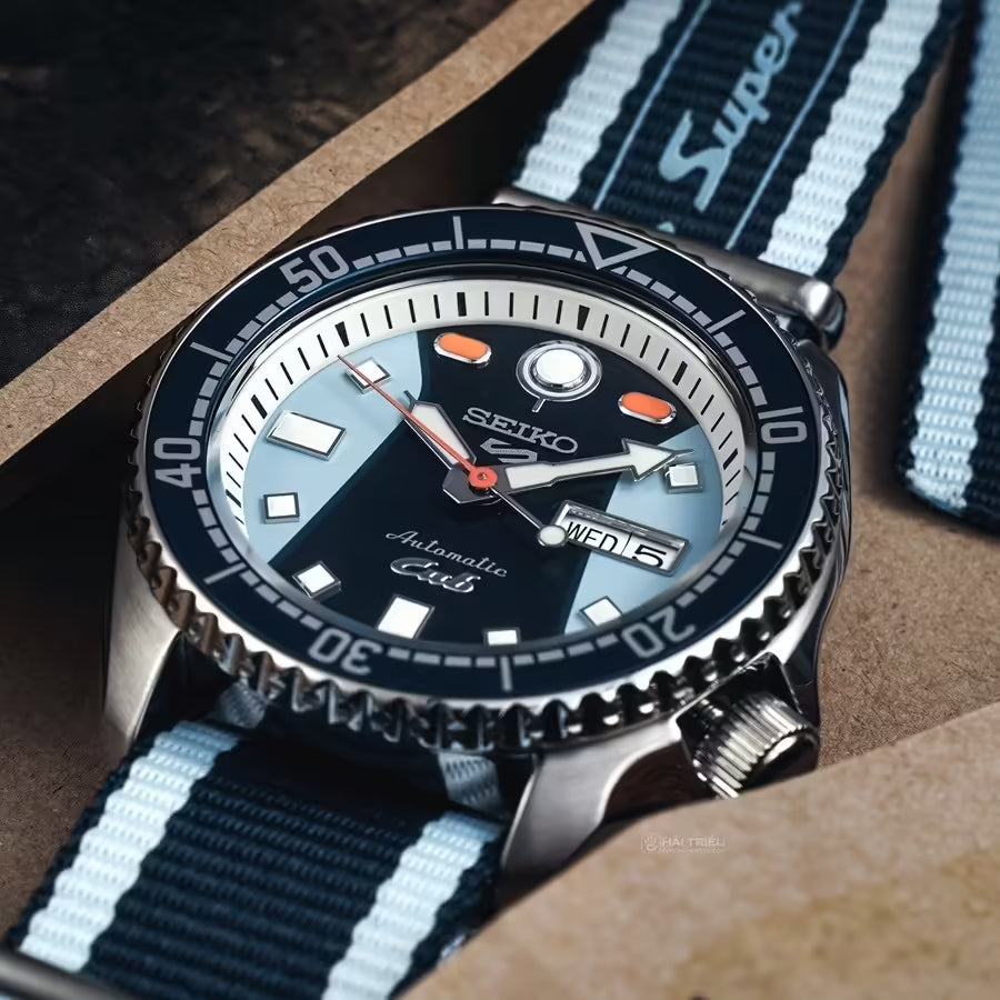 Seiko 5 Sports Automatic Watch SRPK37K1 LIMITED EDITION Super Club SKX 4R36