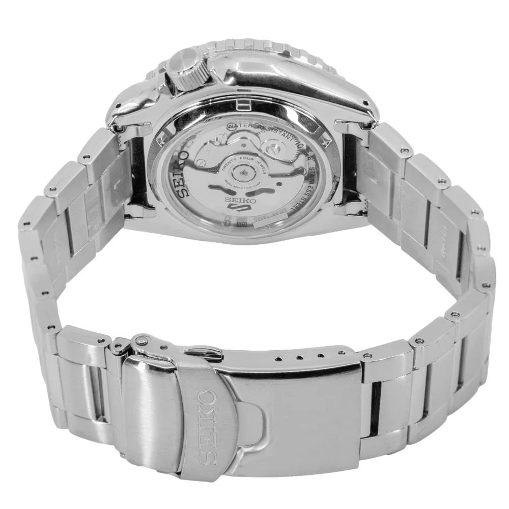 Seiko 5 Sports Automatic SRPK97K1 Watch SKX Series Deep Blue WR100 DARK 4R36