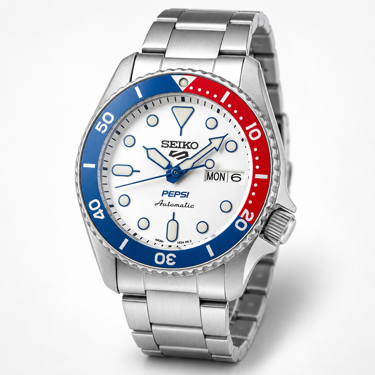Seiko 5 Sports Automatic Watch SRPL99K1 PEPSI LIMITED EDITION cal. 4R36