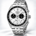 Seiko Sport Watch SSB425P1 Classic Quartz Chronograph WR100 'Panda' New