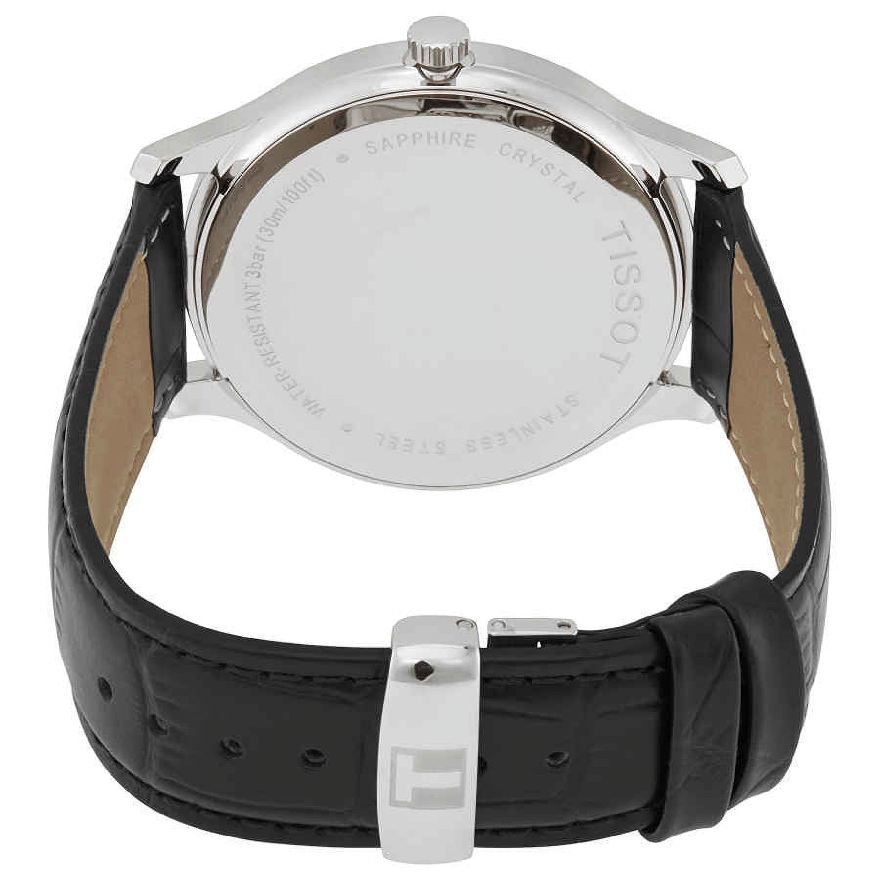 Tissot Tradition 42mm Watch T063.610.16.057.00 WR100 SWISS MADE Black Dial