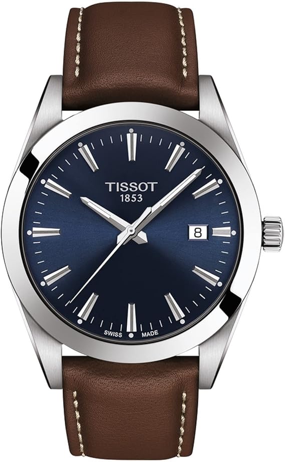 Tissot Gentleman 40mm Watch T127.410.16.041.00 WR100 SWISS MADE Blue Dial