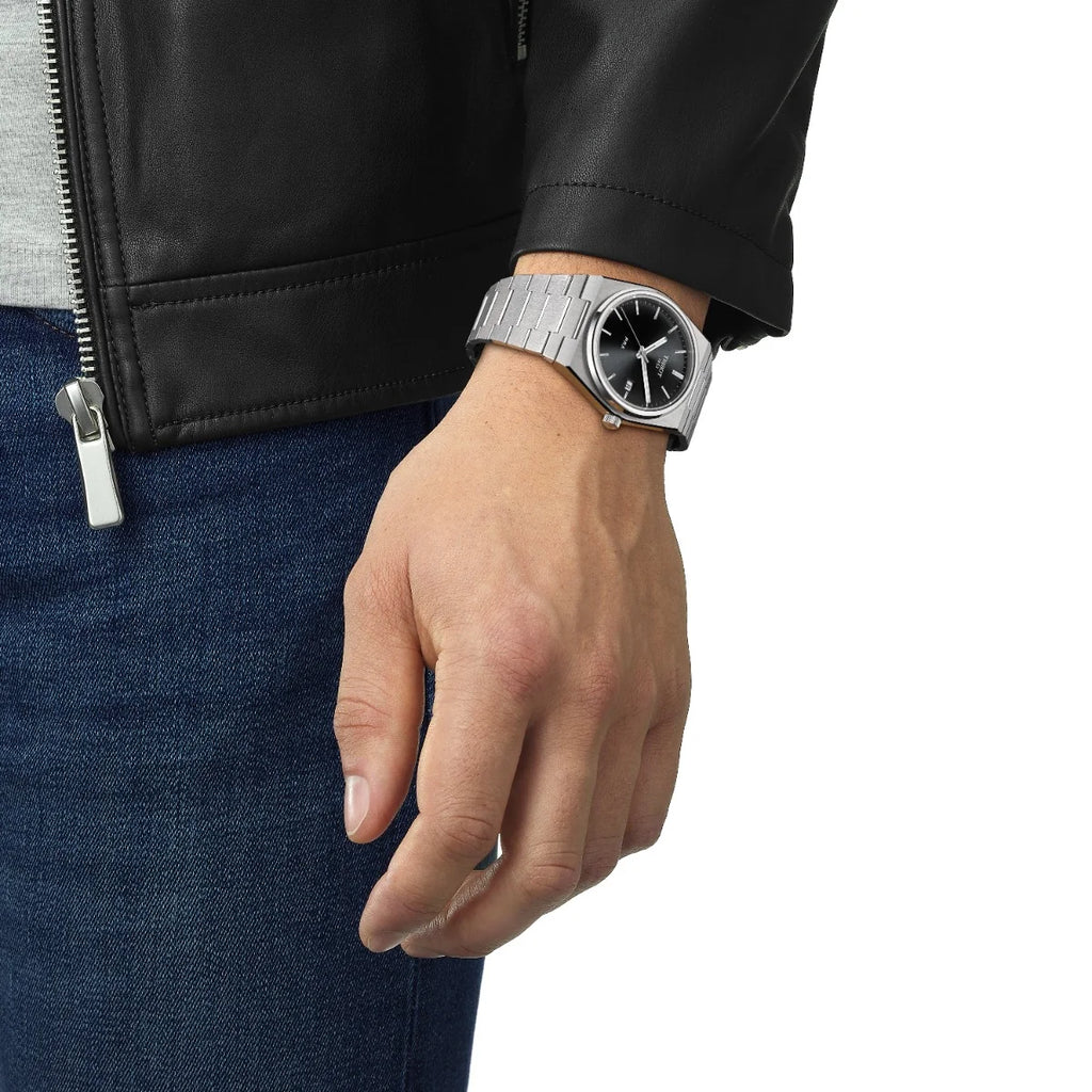 Tissot PRX 40mm Watch T137.410.11.051.00 WR100 SWISS MADE Quartz Black New